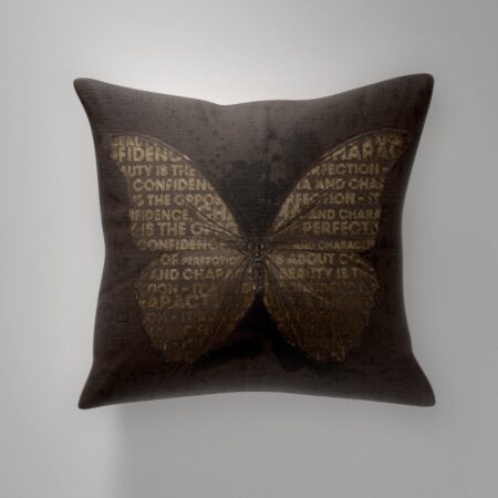 Golden Brown Butterfly Cryptic Inspirational